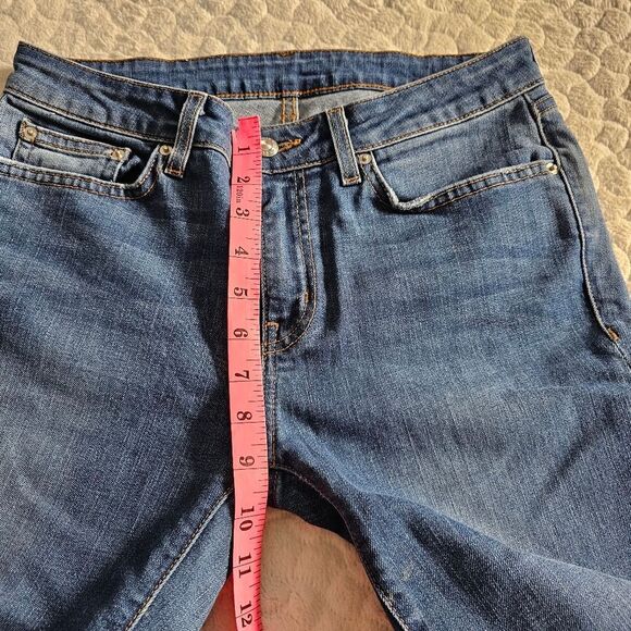 Derek Lam 10 Crosby denim Devi skinny jeans medium rise  mid rise released hems - Picture 3 of 8